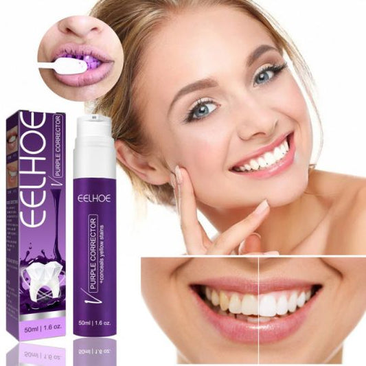 Purple Toothpaste Teeth Color Corrector