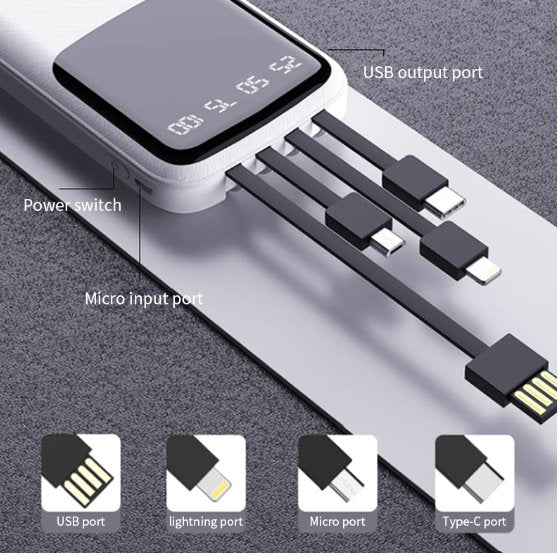 Wire Digital Display Mobile Power